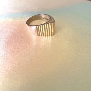 Solid Sterling silver 925 art deco ring